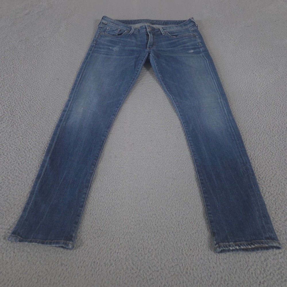 Citizens of Humanity Jeans Womens 31 Blue Racer Low-Rise Skinny Stretch Denim